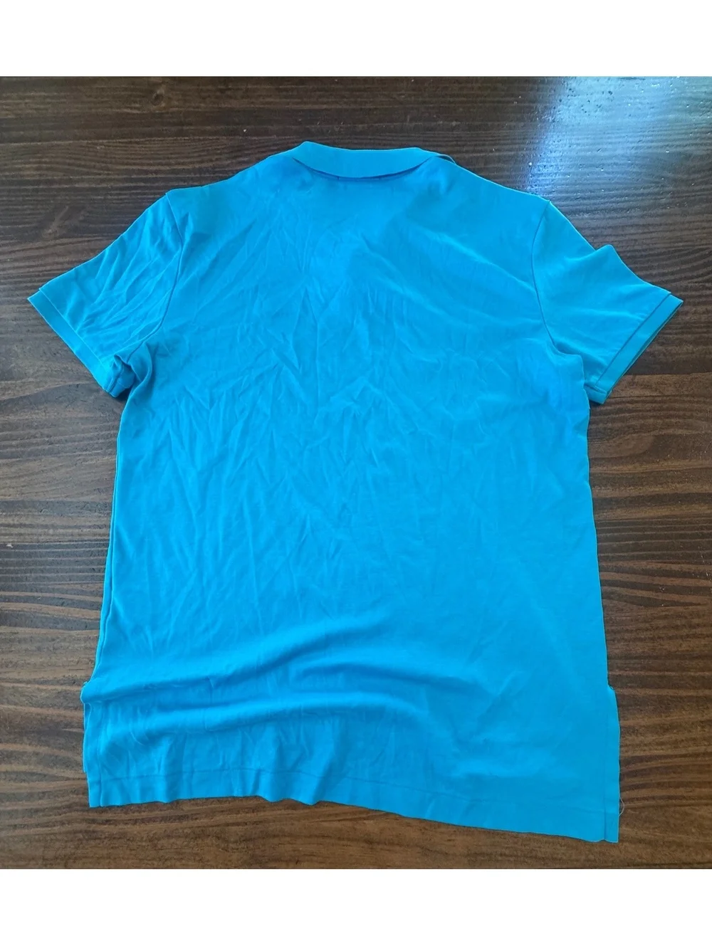 Polo Ralph Lauren Men's Medium Turquoise Pima Soft Touch Polo Shirt [COPY]